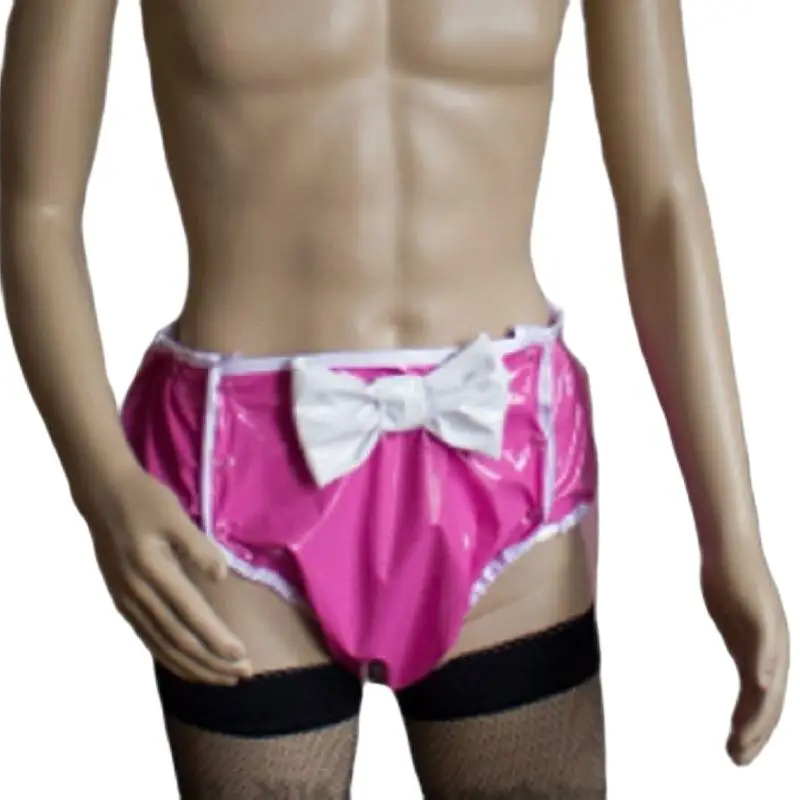 PVC Waist Hot Pink Short Sexy Cute Shorts Pleated Elastic After Swallowtail While Adults Maid Girl Sexy Customized Size
PVC Waist Hot Pink Short Sexy Cute Shorts Pleated Elastic After Swallowtail While Adults Maid Girl Sexy Customized Size