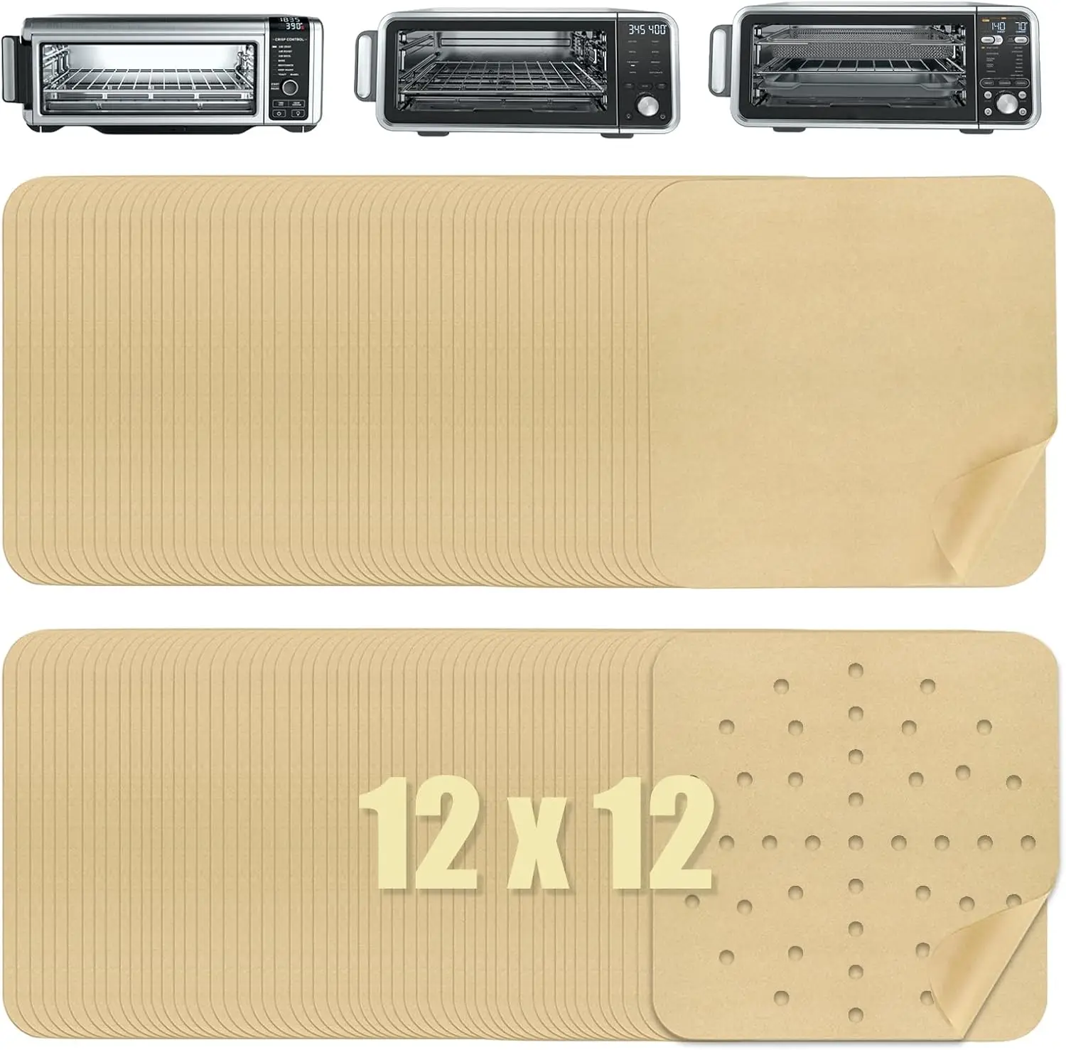 Бумажные вкладыши для аэрофритюрницы 12x12 дюймов, 130 штук, комбинированные перфорированные и неперфорированные
Бумажные вкладыши для аэрофритюрницы 12x12 дюймов, 130 штук, комбинированные перфорированные и неперфорированные