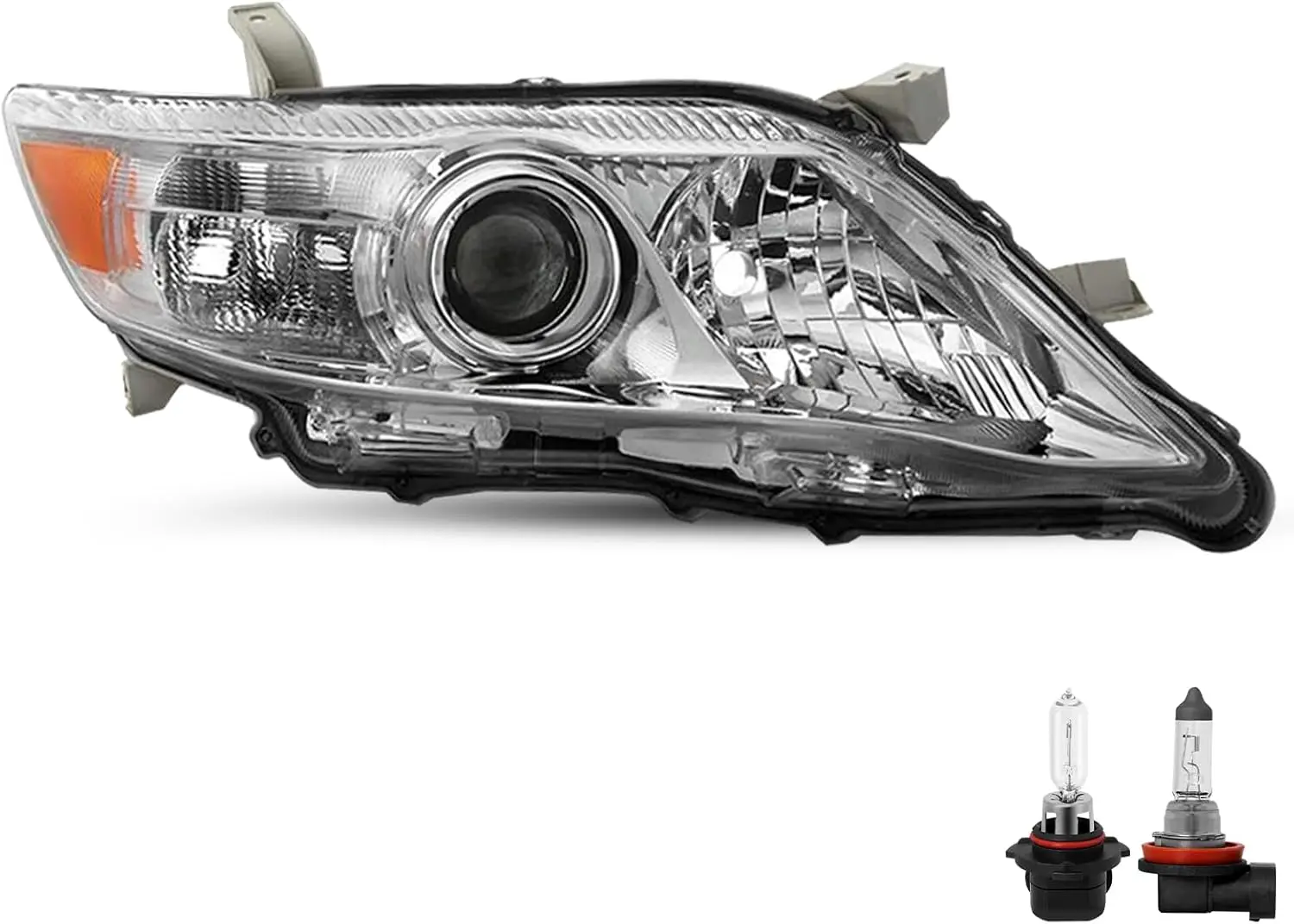 Headlight Assembly Replacement for 2010 2011 Toyota Camry SE/LE/XLE/Hybrid/Base Headlamp US Built Model Chrome Housing Amber Ref
Headlight Assembly Replacement for 2010 2011 Toyota Camry SE/LE/XLE/Hybrid/Base Headlamp US Built Model Chrome Housing Amber Ref