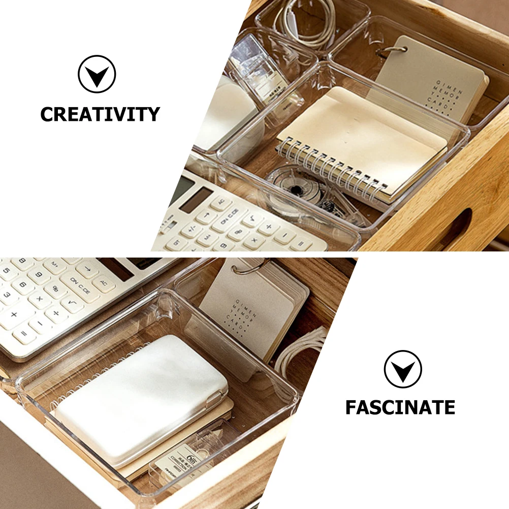 4 Pcs Storage Box Desktop Organize Lipstick Organizer with Lid Drawer Small Plastic Clear Organiser
4 Pcs Storage Box Desktop Organize Lipstick Organizer with Lid Drawer Small Plastic Clear Organiser