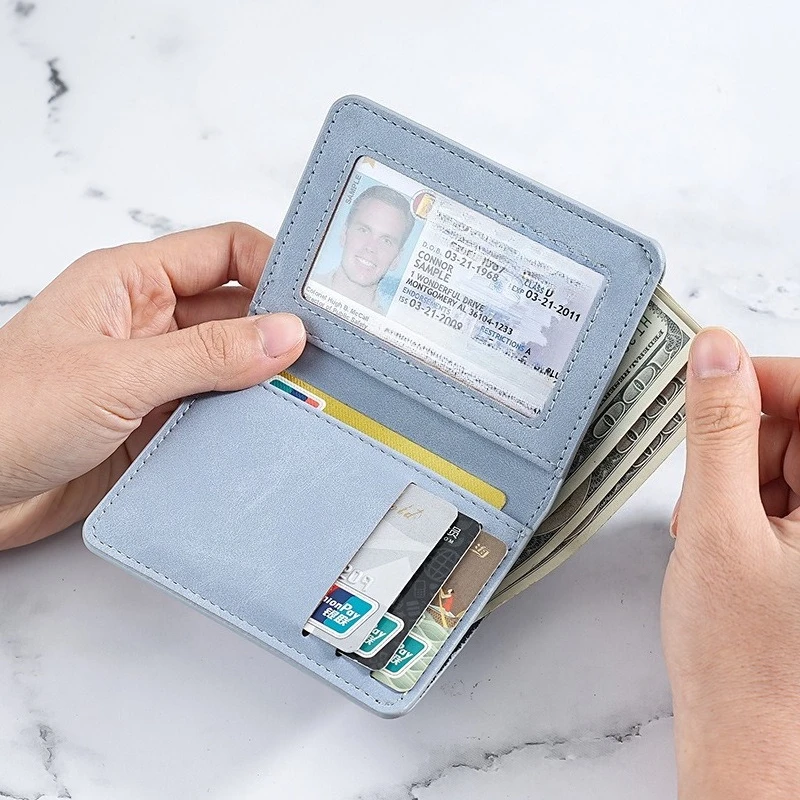 Ultra Thin Leather Card Holder Business Credit Card Case ID Money Wallet for Men
Ultra Thin Leather Card Holder Business Credit Card Case ID Money Wallet for Men