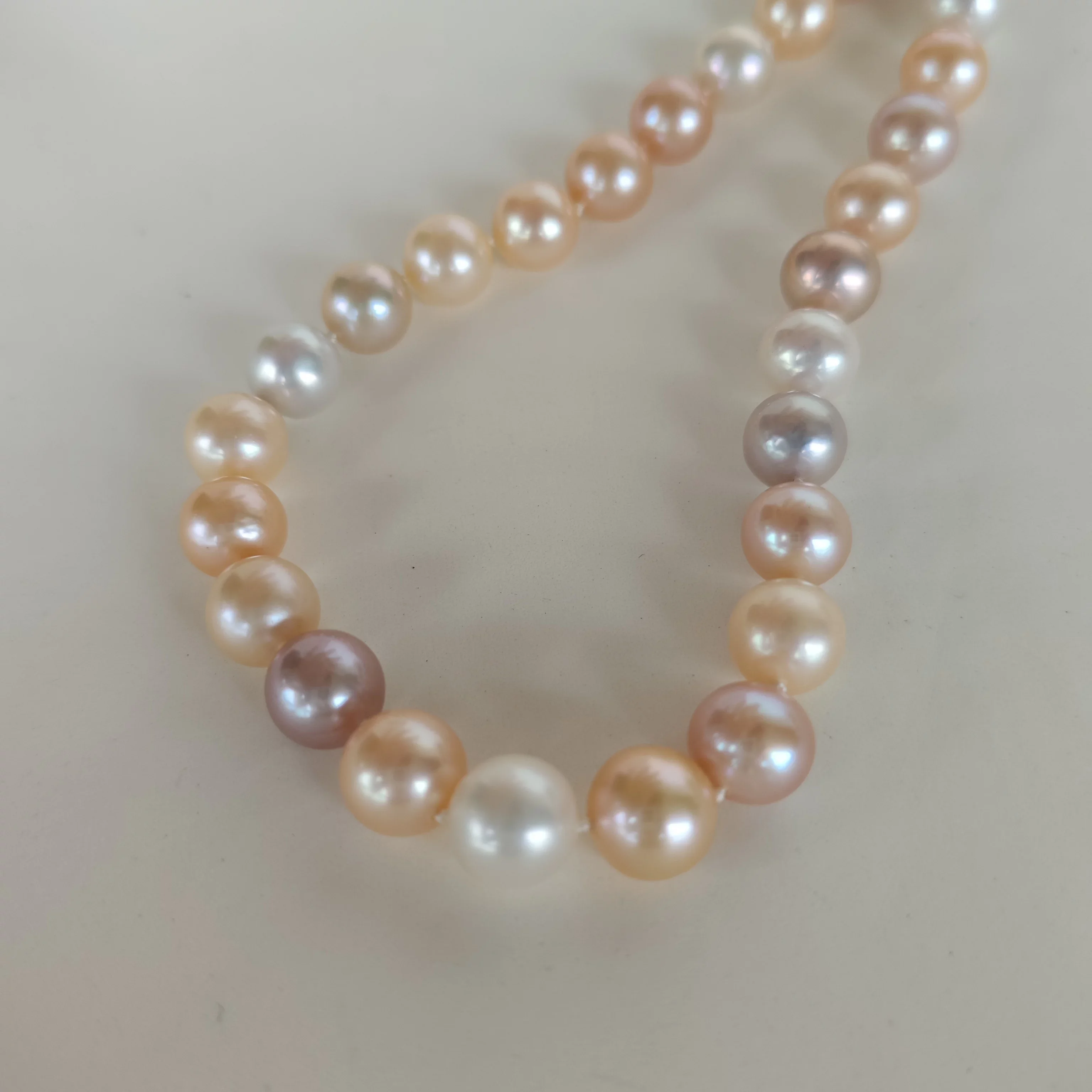 Gorgeous necklace AAAA9-11mm natural South Sea multi-color pearl necklace 16in* 18in/925- supports customized sizes
Gorgeous necklace AAAA9-11mm natural South Sea multi-color pearl necklace 16in* 18in/925- supports customized sizes