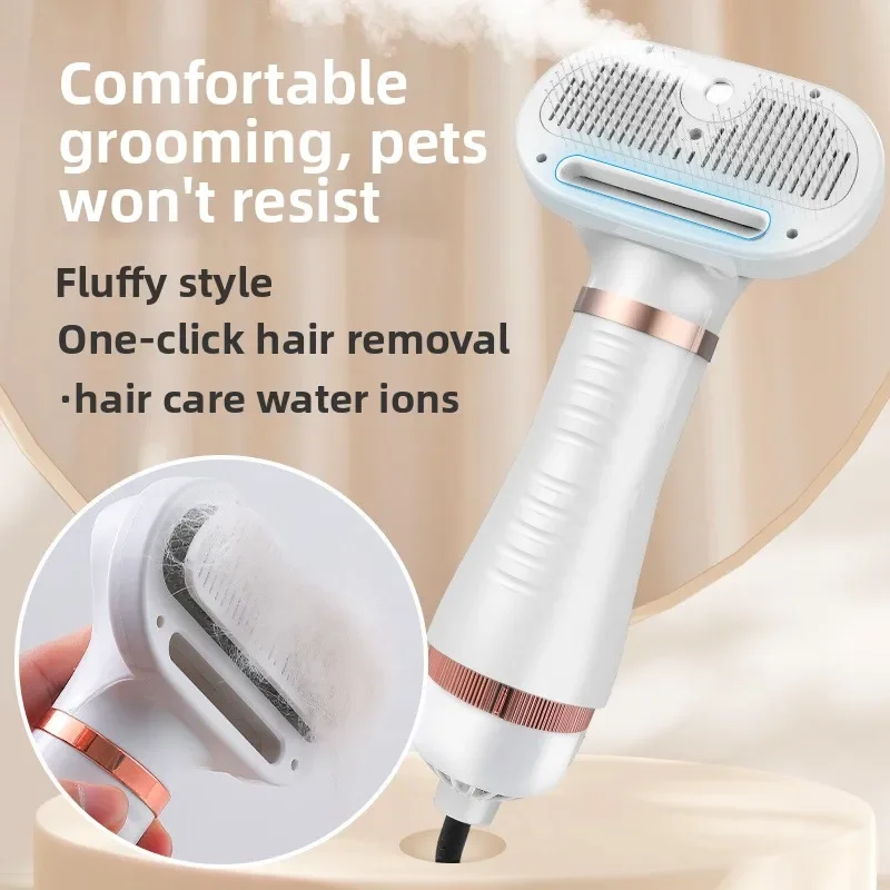 Dog Hot Air Brushing Hair Dryer Pet Air Drying Comb Spray in One Smooth Hair Comb and Hair Dryer 2 in 1
Dog Hot Air Brushing Hair Dryer Pet Air Drying Comb Spray in One Smooth Hair Comb and Hair Dryer 2 in 1
