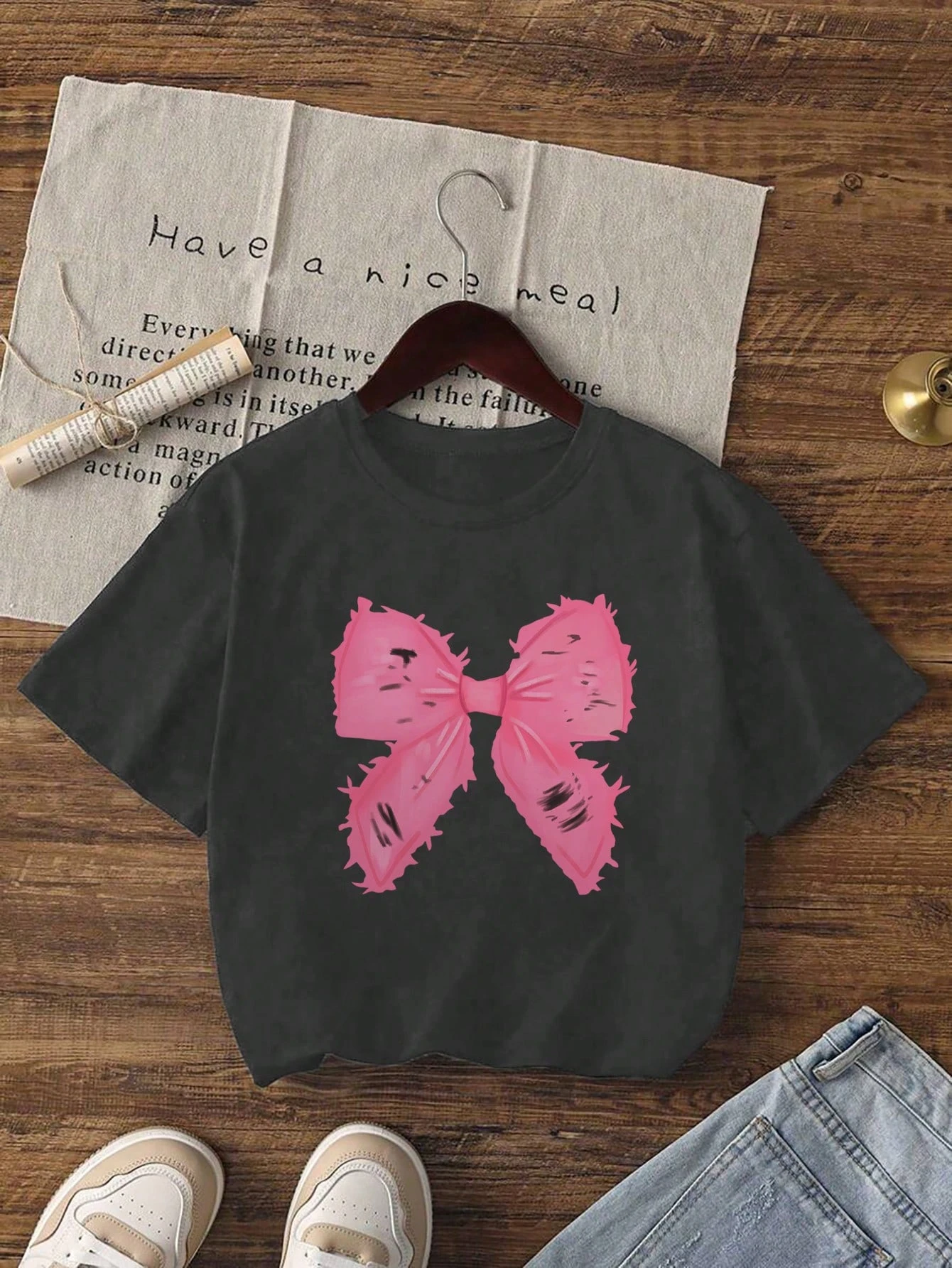 Summer Tees Y2k Harajuku Style Kids Clothing Tops All-Match Classic Kawaii Cotton Girls Casual Simple Letter Back Print T-Shirt
Summer Tees Y2k Harajuku Style Kids Clothing Tops All-Match Classic Kawaii Cotton Girls Casual Simple Letter Back Print T-Shirt