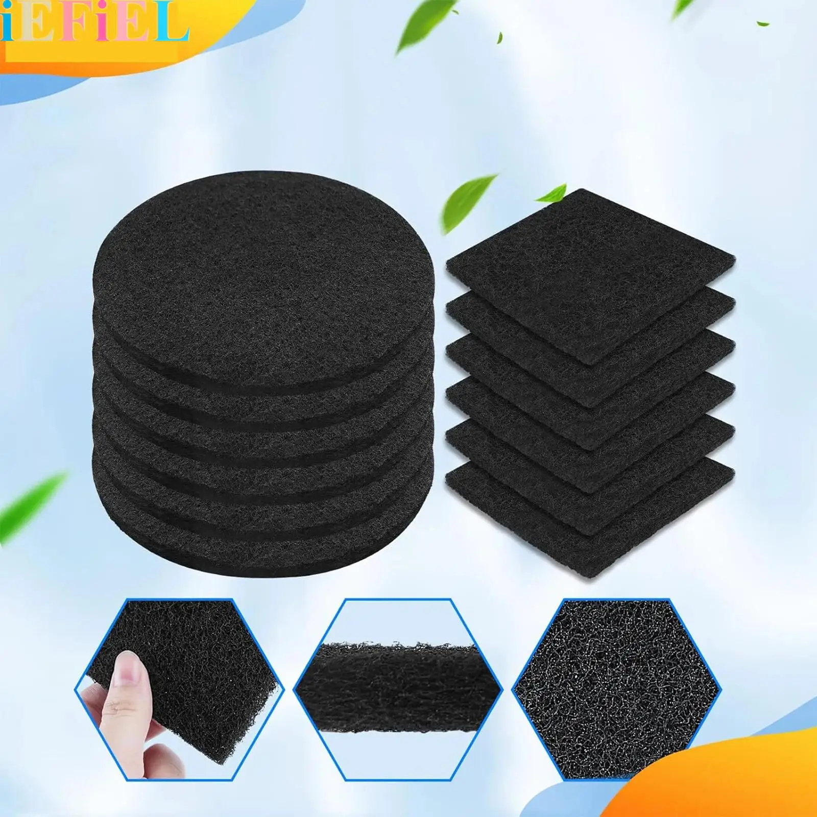 10Pcs Charcoal Filters Compost Bin Deodorizing Adsorbing Pads for Kitchen Use Charcoal Home Bucket Refill Sets for Kitchen
10Pcs Charcoal Filters Compost Bin Deodorizing Adsorbing Pads for Kitchen Use Charcoal Home Bucket Refill Sets for Kitchen