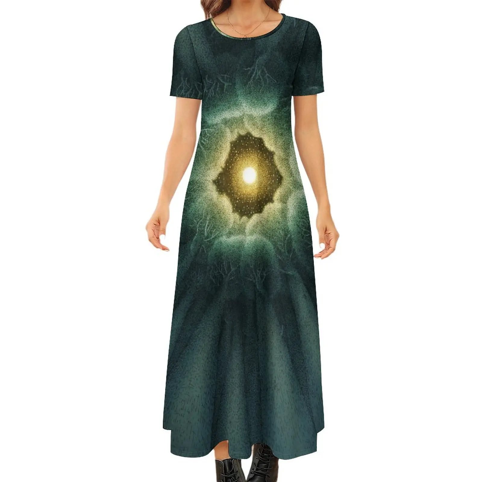 Trees to the Moon! Round Neck Short Sleeve Dress Dresses gala birthday dress for women summer dress daily
Trees to the Moon! Round Neck Short Sleeve Dress Dresses gala birthday dress for women summer dress daily