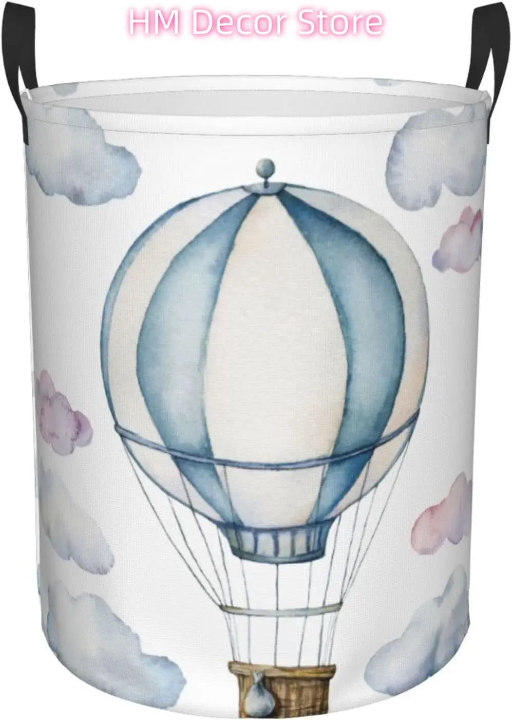 Hot Air Balloon Round Laundry Hamper Storage Basket Toys Clothes Organizer Bin For Home Bathroom Bedroom Dorm Nursery, 38l 
Hot Air Balloon Round Laundry Hamper Storage Basket Toys Clothes Organizer Bin For Home Bathroom Bedroom Dorm Nursery, 38l