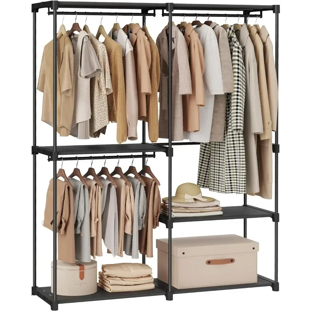 Closet Organizer, Clothes Rack with Shelves, Hanging Rods, Storage Organizer, for Cloakroom, Bedroom, 54.3 x 16.9 x 71.7 Inches
Closet Organizer, Clothes Rack with Shelves, Hanging Rods, Storage Organizer, for Cloakroom, Bedroom, 54.3 x 16.9 x 71.7 Inches