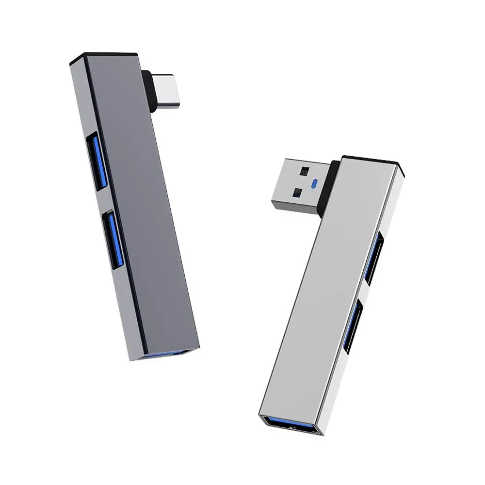 Universal 3 IN 1 USB-C HUB High Speed Aluminium Alloy Type-C Splitter Laptop PC Elbow OTG Adapter Computer Accessories
Universal 3 IN 1 USB-C HUB High Speed Aluminium Alloy Type-C Splitter Laptop PC Elbow OTG Adapter Computer Accessories