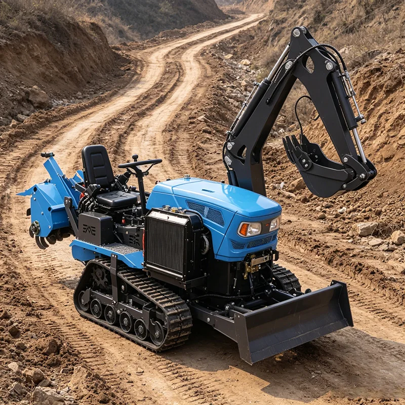 Customized 2026 New Ride-on Tracked Rotary Tractor, Durable Ploughing Machine, Compact Mini Cultivation Equipment
Customized 2026 New Ride-on Tracked Rotary Tractor, Durable Ploughing Machine, Compact Mini Cultivation Equipment