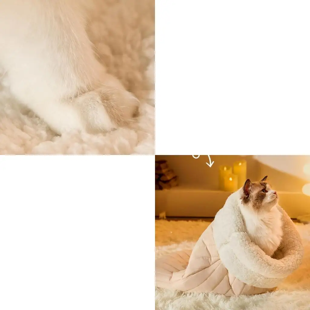 X4YE Winter Warmth Cats Sleep Bag Small Animal Lovely Sleep Sacks Permeable Rest Nest for Pet Owners Essential
X4YE Winter Warmth Cats Sleep Bag Small Animal Lovely Sleep Sacks Permeable Rest Nest for Pet Owners Essential