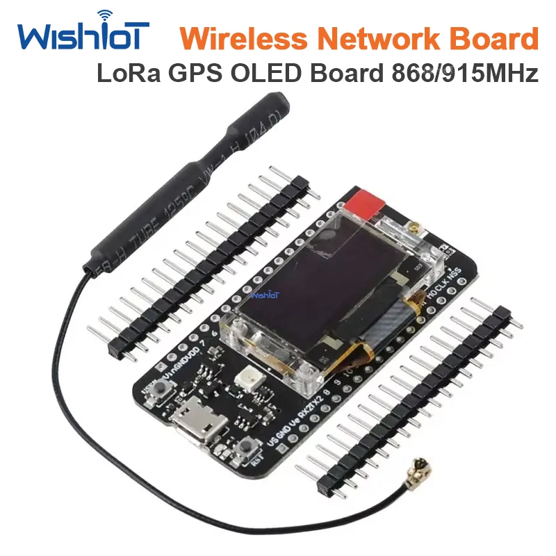 LoRa GPS Moudle LoRaWAN 868 915MHz CubeCell GPS-6502 Development Board HTCC-AB02S 0.96 inch OLED Display + antenna for arduino
LoRa GPS Moudle LoRaWAN 868 915MHz CubeCell GPS-6502 Development Board HTCC-AB02S 0.96 inch OLED Display + antenna for arduino