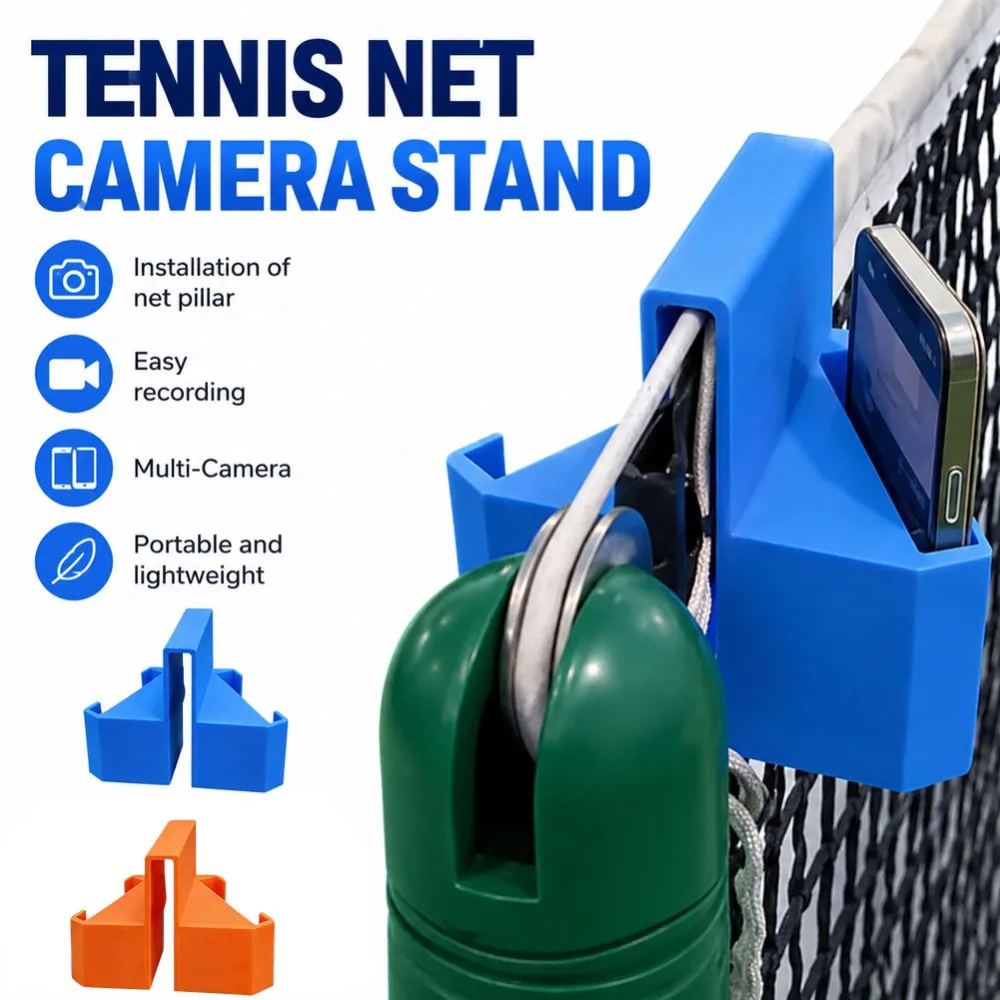 Tennis Hanging Camera Mount Dual Perspective Hanging Tennis Net Phone Stand Tennis Recording Mount Phone Action Holder Padel
Tennis Hanging Camera Mount Dual Perspective Hanging Tennis Net Phone Stand Tennis Recording Mount Phone Action Holder Padel