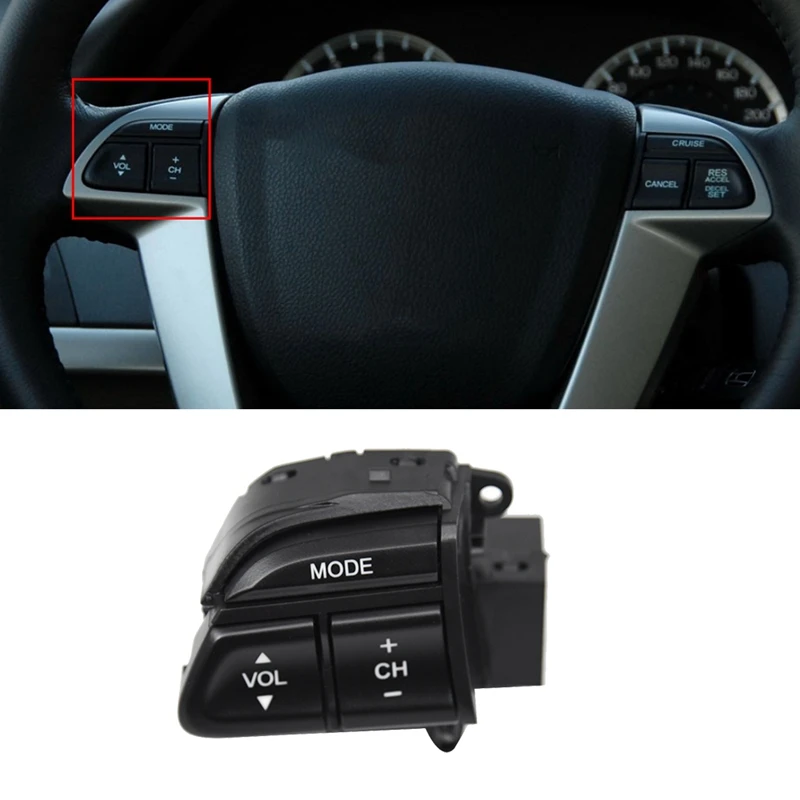 Car Steering Wheel Volume Adjustment Switch Multifunction Button For Honda Accord 2008-2012
Car Steering Wheel Volume Adjustment Switch Multifunction Button For Honda Accord 2008-2012