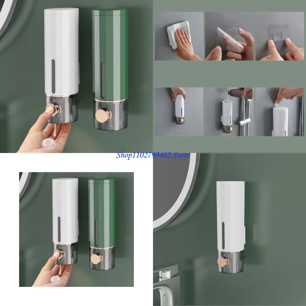 547F Настенный дозатор мыла Ручной пресс Контейнеры для жидкости в ванной комнате Простая установка
547F Настенный дозатор мыла Ручной пресс Контейнеры для жидкости в ванной комнате Простая установка