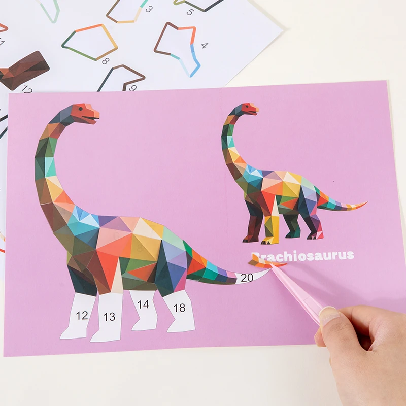 Children's Stickers Puzzle Animal Traffic Dinosaur Ocean Shape Matching Fine Motor Training Puzzle Board Educational Toys
Children's Stickers Puzzle Animal Traffic Dinosaur Ocean Shape Matching Fine Motor Training Puzzle Board Educational Toys
