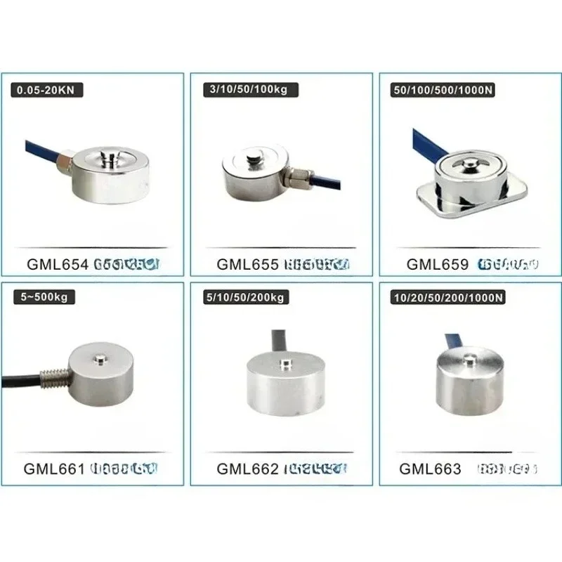 GML656 Galoce Miniature Compression Load Cell pancake weight sensor 100KN 150KN
GML656 Galoce Miniature Compression Load Cell pancake weight sensor 100KN 150KN