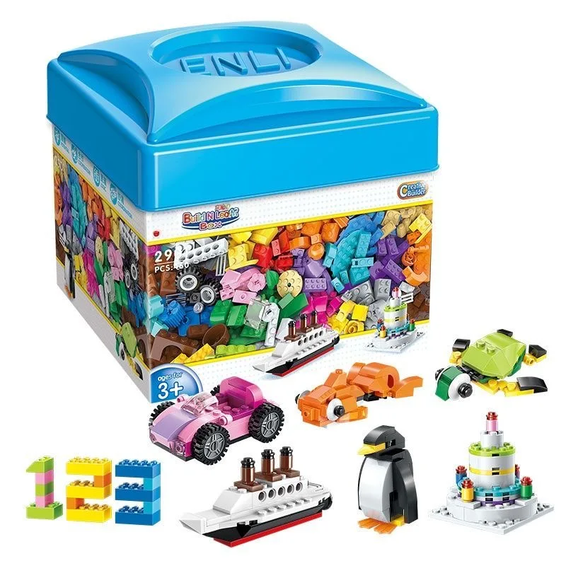 460Pcs Building Blocks Bucket Kids Educational DIY Puzzle Toy for Boys Girls building blocks gift
460Pcs Building Blocks Bucket Kids Educational DIY Puzzle Toy for Boys Girls building blocks gift