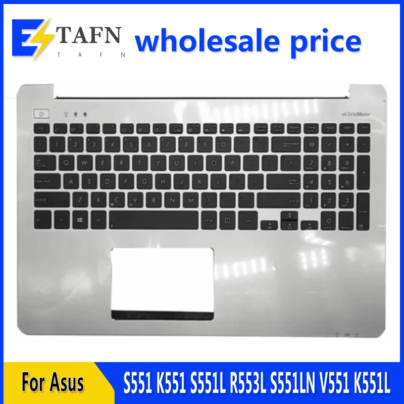 New US Laptop Keyboard For ASUS S551 K551 S551L R553L S551LN V551 K551L with speaker Palmrest Upper Shell
New US Laptop Keyboard For ASUS S551 K551 S551L R553L S551LN V551 K551L with speaker Palmrest Upper Shell