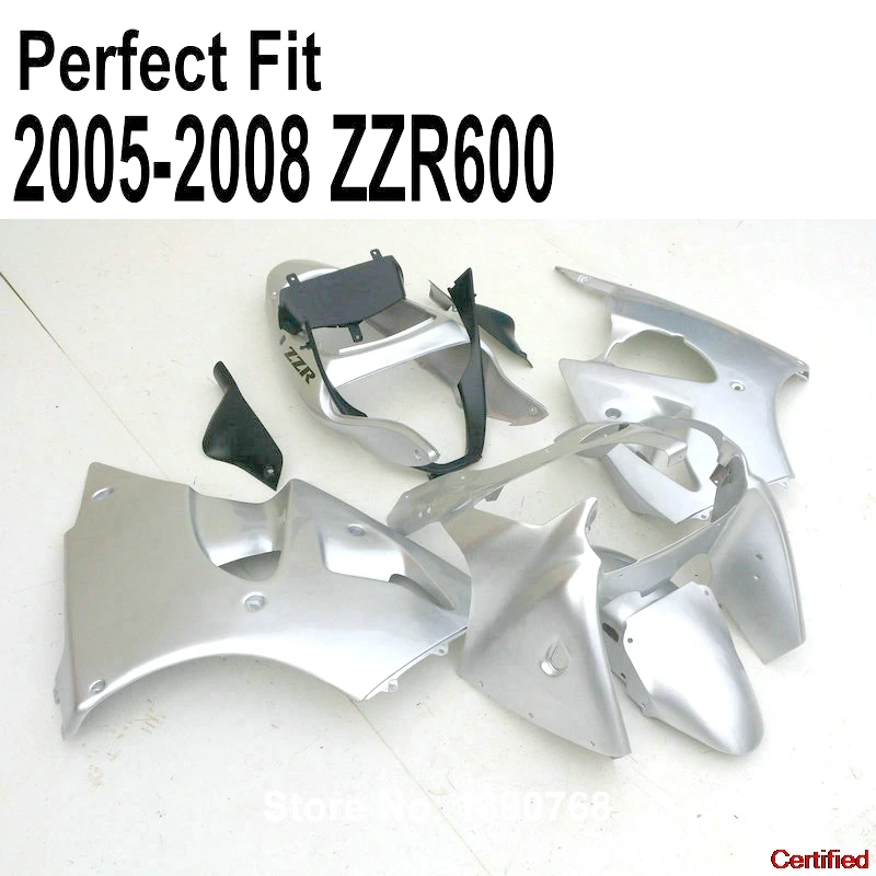 New Silver Fairing Kit For Kawasaki ZZR600 2005 2006 2007 2008 05 06 07 08 Fairing Kit Fairings 76
New Silver Fairing Kit For Kawasaki ZZR600 2005 2006 2007 2008 05 06 07 08 Fairing Kit Fairings 76