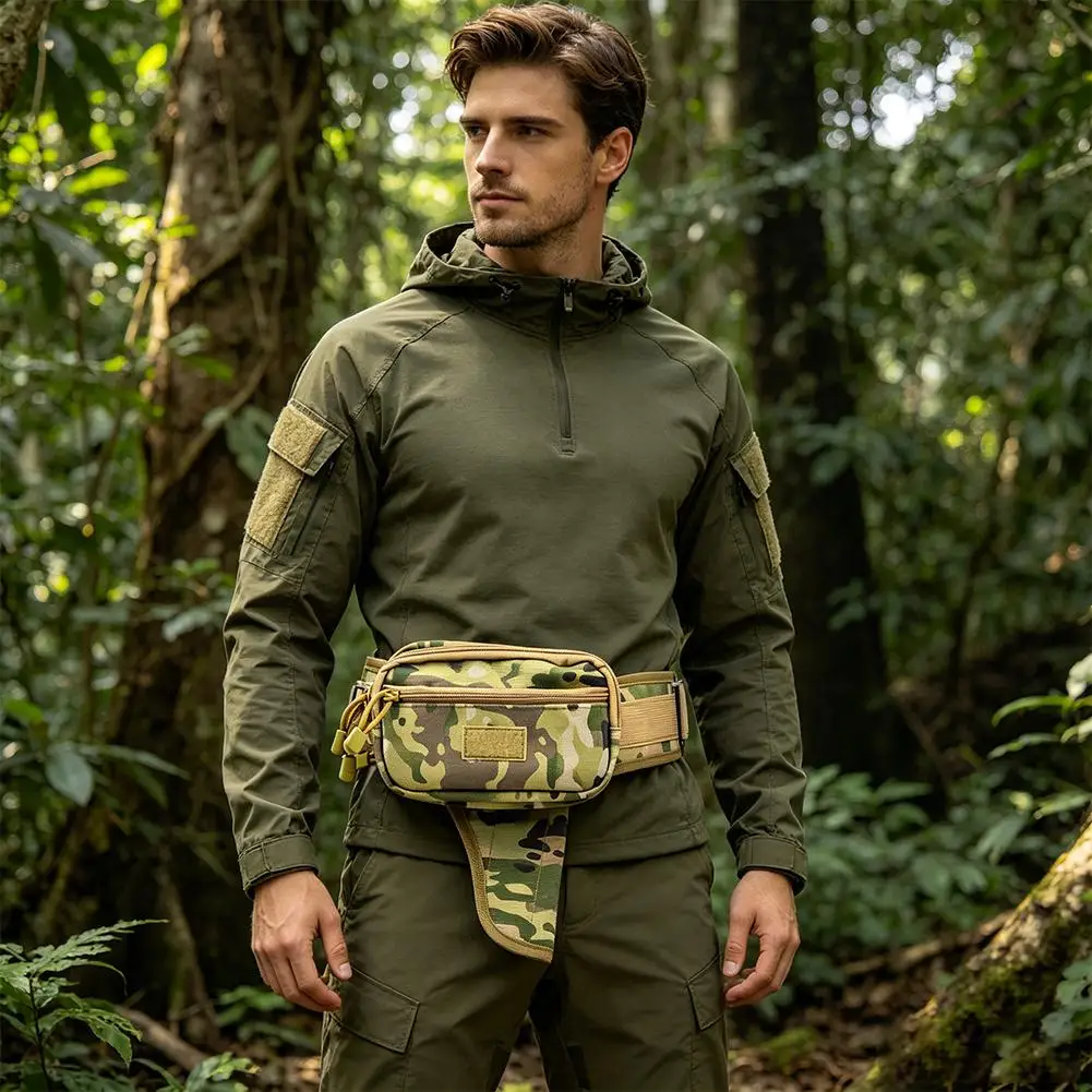 Waterproof Nylon Tactical Waist Pack Multi Functional Multi Pocket Portable Storage Bumbag for Hunting Hiking Camping
Waterproof Nylon Tactical Waist Pack Multi Functional Multi Pocket Portable Storage Bumbag for Hunting Hiking Camping