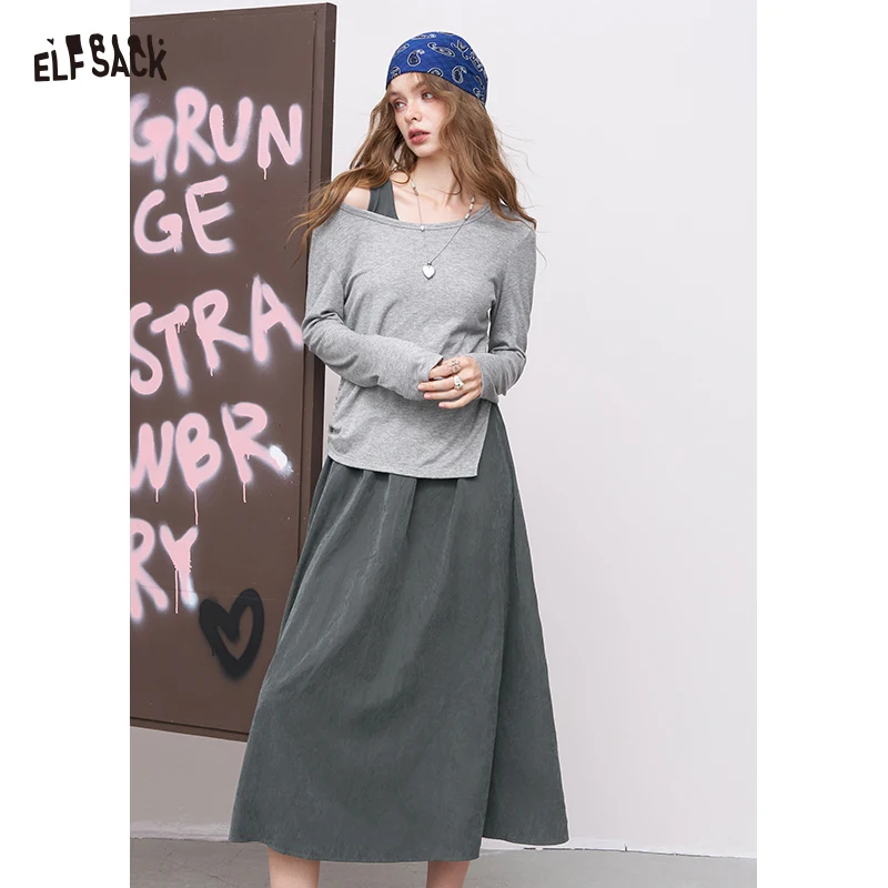 ELFSACK 2025 Autumn New Arrival Casual Commuter Off Shoulder Knit Set Vest Dress 2 Piece Outfit Lounge Wear for woman
ELFSACK 2025 Autumn New Arrival Casual Commuter Off Shoulder Knit Set Vest Dress 2 Piece Outfit Lounge Wear for woman