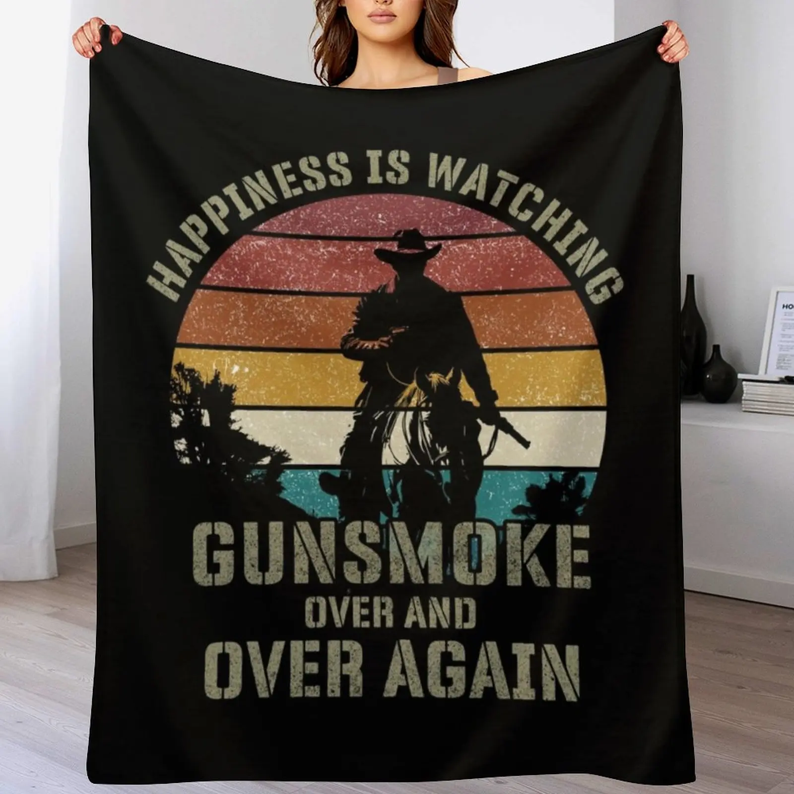 Happiness Is Watching Gunsmoke Over And Over Again Throw Blanket Decorative Sofas heavy to sleep Soft Big Blankets
Happiness Is Watching Gunsmoke Over And Over Again Throw Blanket Decorative Sofas heavy to sleep Soft Big Blankets