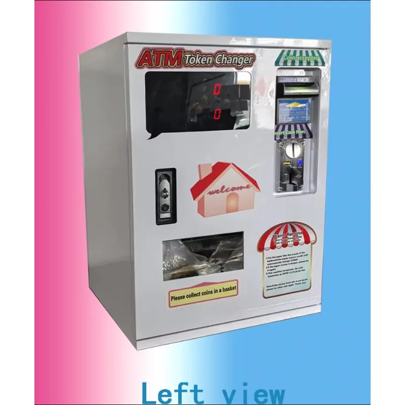 New Model Bar Counter Coin Deposit & Exchange Machine - Automatic Coin Deposit + QR Code Payment Coin Vending Function
New Model Bar Counter Coin Deposit & Exchange Machine - Automatic Coin Deposit + QR Code Payment Coin Vending Function