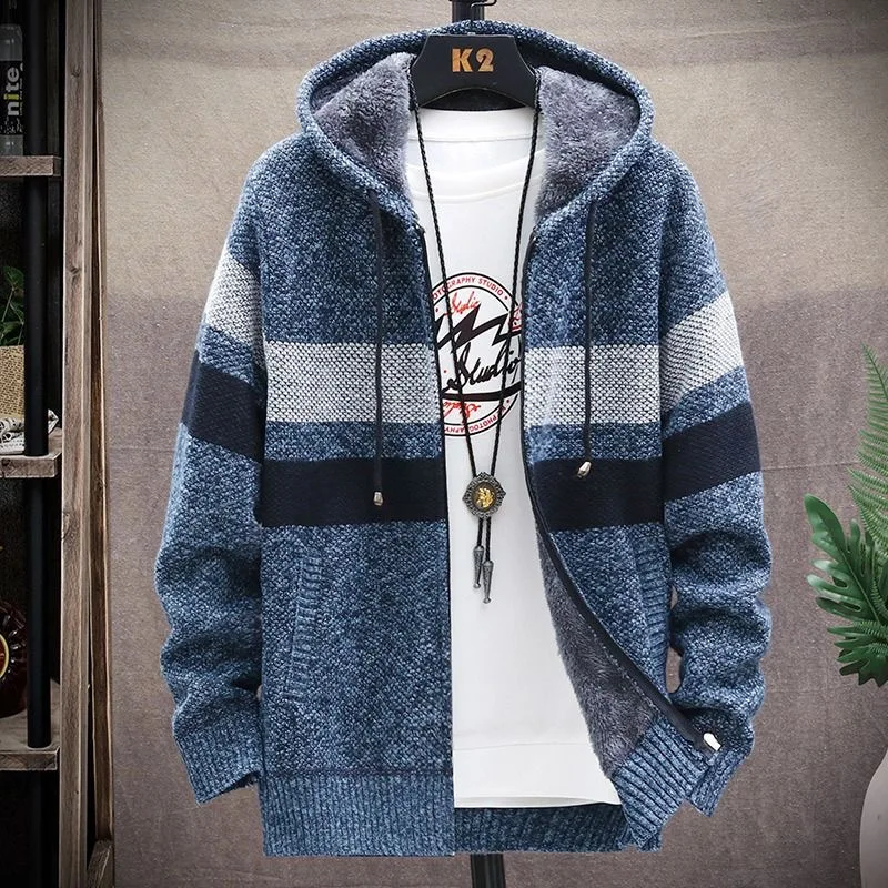 Autumn and Winter Fashion Trend Sports Thick Warm Striped Sweater For Men Loose and Comfortable Oversized High-Quality Sweater
Autumn and Winter Fashion Trend Sports Thick Warm Striped Sweater For Men Loose and Comfortable Oversized High-Quality Sweater