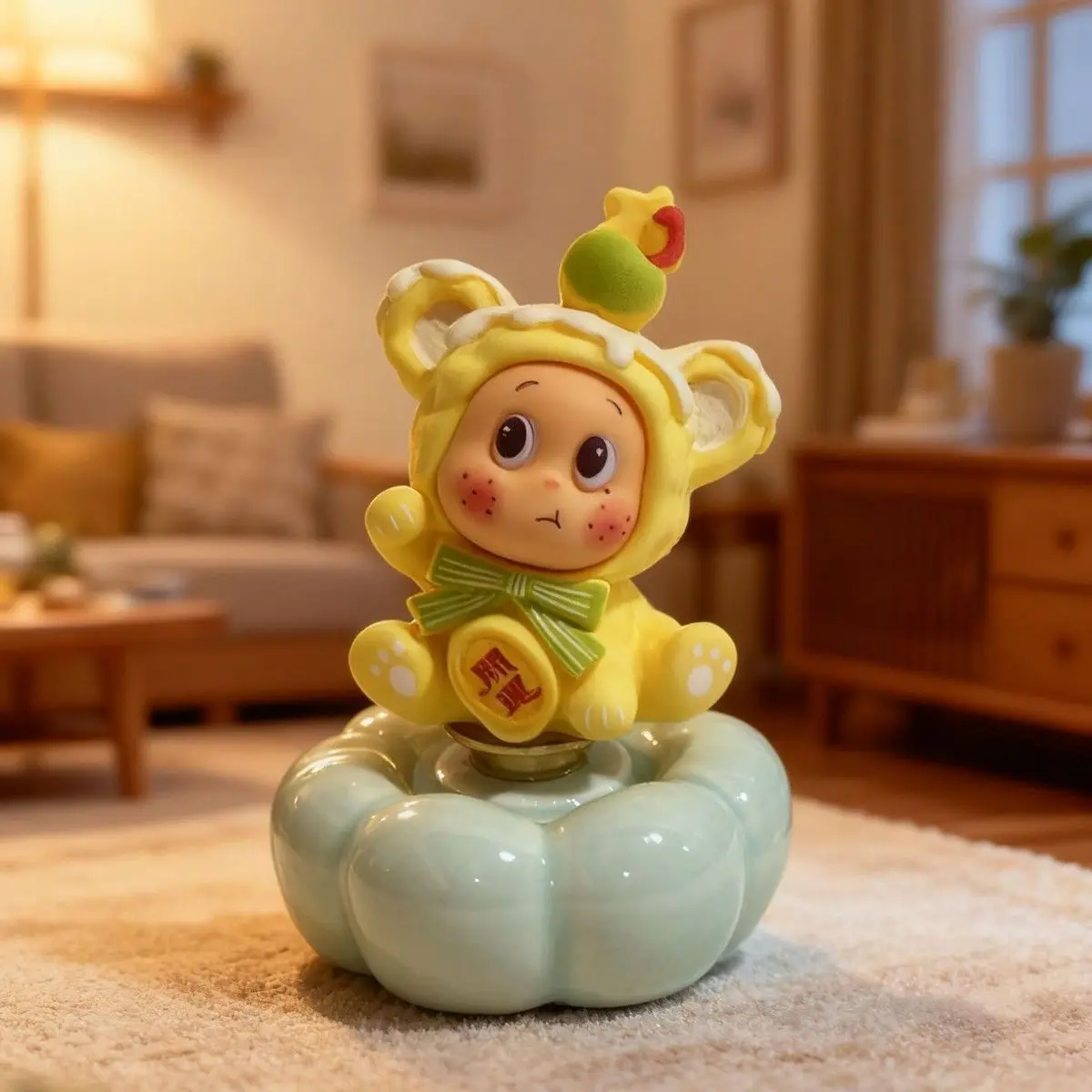 Lucky Jiggly Pudding Star Spinning Figurine - Whimsical Ceramic Turning Toy for Desk Shelf, Cute Home Office Decor, Happy Gift
Lucky Jiggly Pudding Star Spinning Figurine - Whimsical Ceramic Turning Toy for Desk Shelf, Cute Home Office Decor, Happy Gift