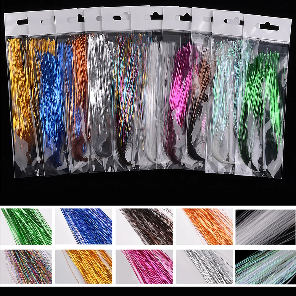 30/50/100Packs Crystal flash fly tying materials 10 colors Holographic fly tieing kit Lure making fishing supplies accessories
30/50/100Packs Crystal flash fly tying materials 10 colors Holographic fly tieing kit Lure making fishing supplies accessories