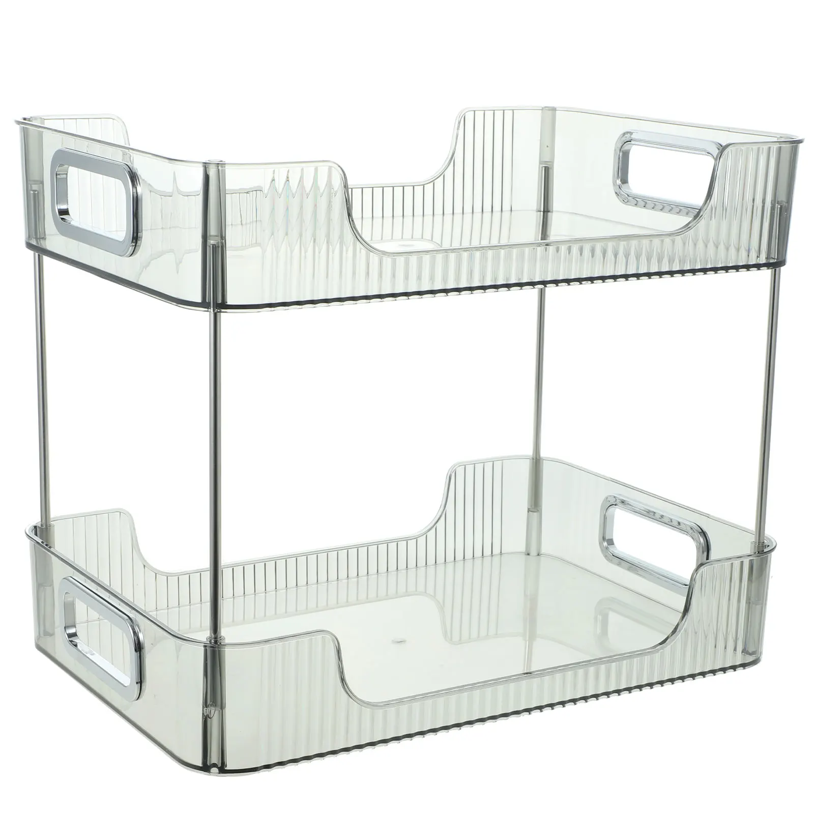 Double Tier Storage Rack 2-Tier Bathroom Vanity Organizer Countertop Makeup Shelf PET Stainless Steel Easy Installation
Double Tier Storage Rack 2-Tier Bathroom Vanity Organizer Countertop Makeup Shelf PET Stainless Steel Easy Installation