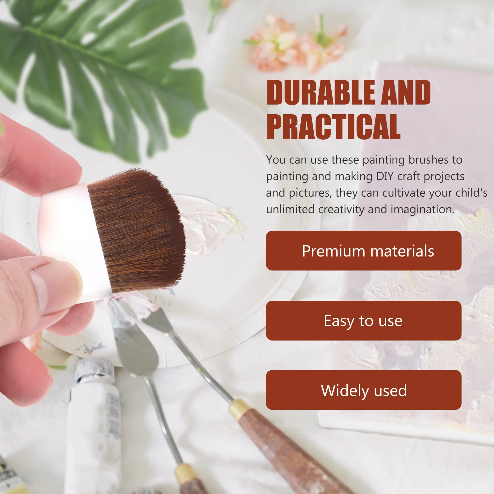 10pcs Wear-Resistant Painting Brushes Portable Drawing Set For Watercolor Oil Gouache Artist Supplies Small Convenient Draw 
10pcs Wear-Resistant Painting Brushes Portable Drawing Set For Watercolor Oil Gouache Artist Supplies Small Convenient Draw