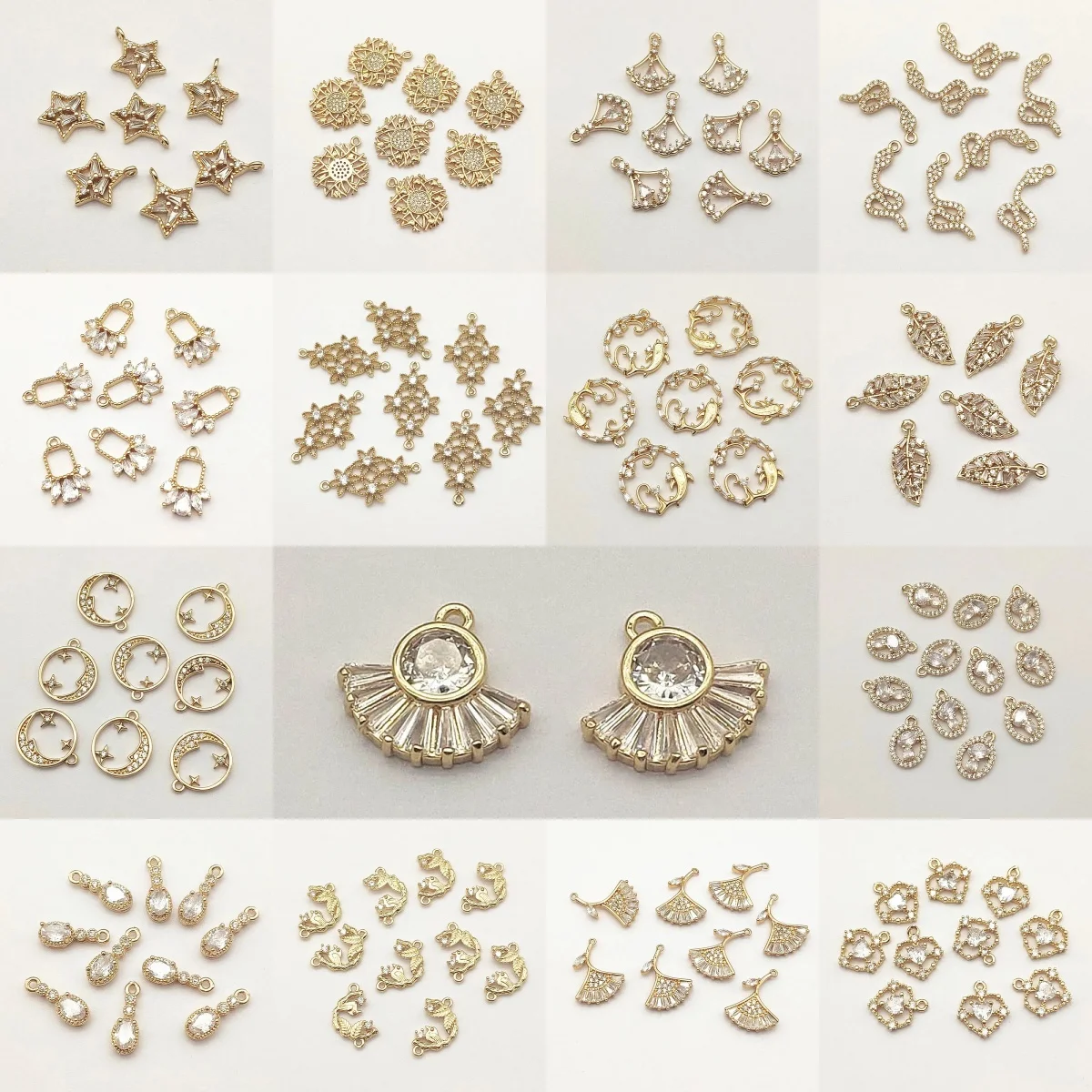 New Arrival! 50pcs Copper Pendants Cubic Zirconia Charm For Handmade Necklace/Earrings DIY Parts,Jewelry Accessories Findings
New Arrival! 50pcs Copper Pendants Cubic Zirconia Charm For Handmade Necklace/Earrings DIY Parts,Jewelry Accessories Findings