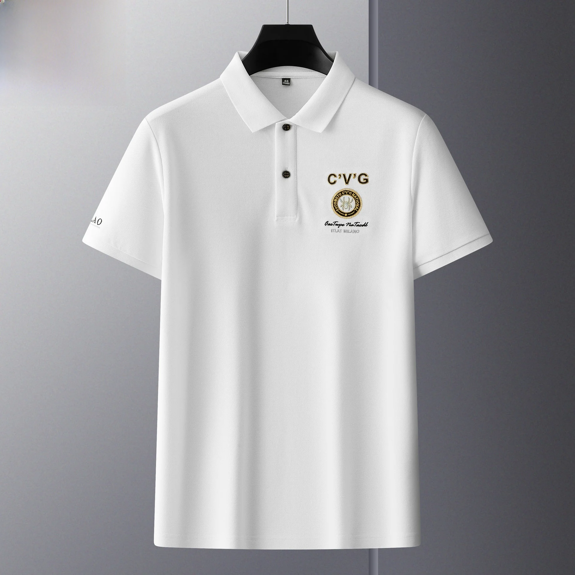 Shiny Cotton Shirt Men's Short Sleeve Color Fashionable Casual Business Style Embroidered Pattern Cotton 100%
Shiny Cotton Shirt Men's Short Sleeve Color Fashionable Casual Business Style Embroidered Pattern Cotton 100%