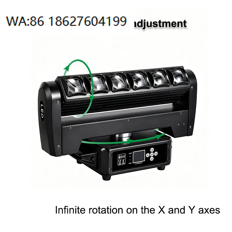 Infinite XY Rotation 6x40W RGBW LED Bar Light 12 Pixel Segments Strobe Beam Effect Lamp for Party Event
Infinite XY Rotation 6x40W RGBW LED Bar Light 12 Pixel Segments Strobe Beam Effect Lamp for Party Event