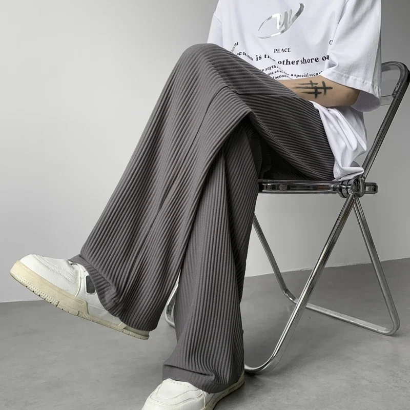 Pop Summer Ice Silk Pants Men Fashion Casual Pleated Pants Men Japanese Streetwear Loose Wide Leg Pants Mens Baggy Trousers M-3X
Pop Summer Ice Silk Pants Men Fashion Casual Pleated Pants Men Japanese Streetwear Loose Wide Leg Pants Mens Baggy Trousers M-3X