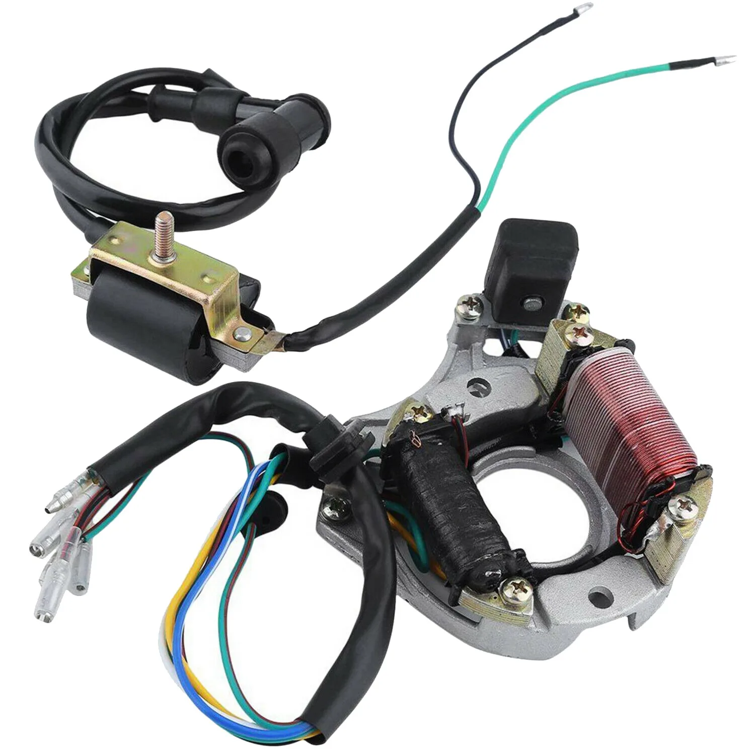 #79P Motorcycle electromagnetic relay,Stator Wiring Harness CDI for ATV Electric Quad Bike 50Cc - 125Cc,black
#79P Motorcycle electromagnetic relay,Stator Wiring Harness CDI for ATV Electric Quad Bike 50Cc - 125Cc,black