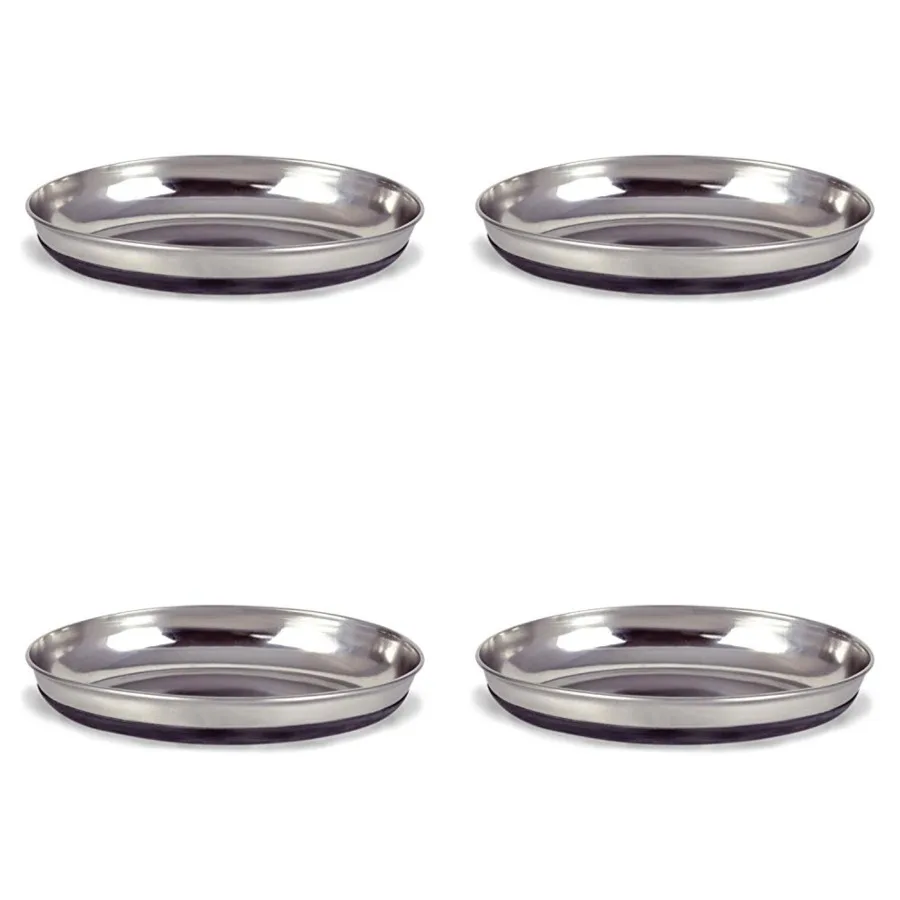 Dish Oval Cat Rubber Bottom Pet Bowl 2 Pack
Dish Oval Cat Rubber Bottom Pet Bowl 2 Pack