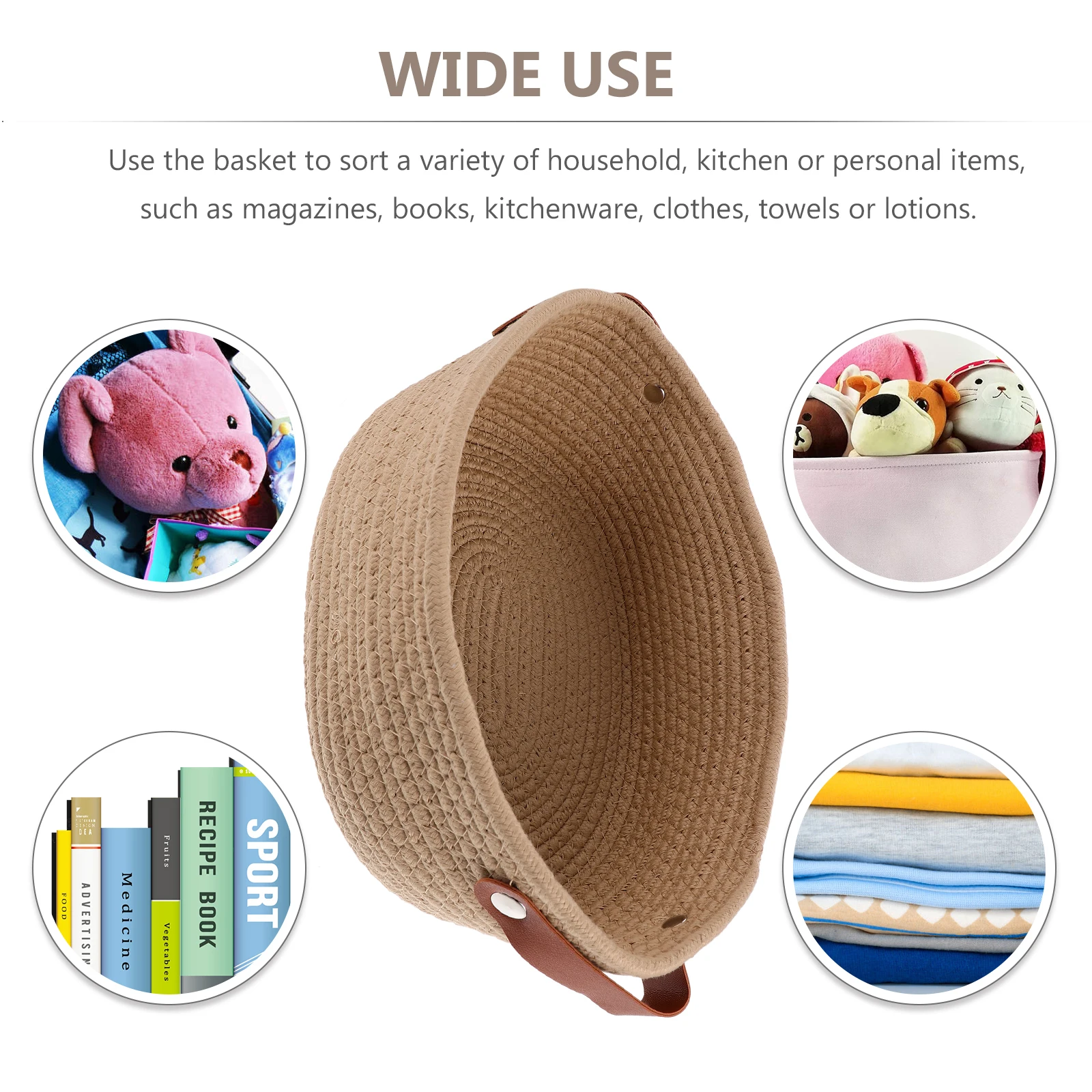 Double Handle Cotton Rope Woven Storage Household Organizer Snack Basket For Bedroom Desktop Toilet Small Rope Basket For
Double Handle Cotton Rope Woven Storage Household Organizer Snack Basket For Bedroom Desktop Toilet Small Rope Basket For