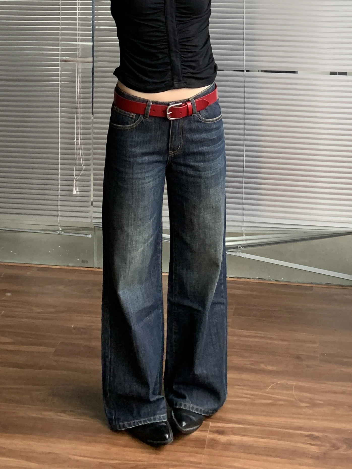 Джинсы Girlsfood Bla Blue Waed Denim с низкой посадкой, прямые, с текстурой бамбука, повседневные, винтажные, хлопковые брюки для женщин
Джинсы Girlsfood Bla Blue Waed Denim с низкой посадкой, прямые, с текстурой бамбука, повседневные, винтажные, хлопковые брюки для женщин