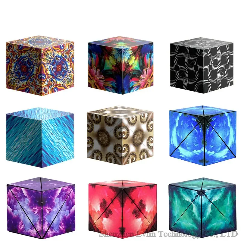 Variety Geometric Changeable Magnetic Magic Cube Anti Stress 3D Hand Flip Puzzle Cube Kids Stress Reliever Fidget Toy
Variety Geometric Changeable Magnetic Magic Cube Anti Stress 3D Hand Flip Puzzle Cube Kids Stress Reliever Fidget Toy