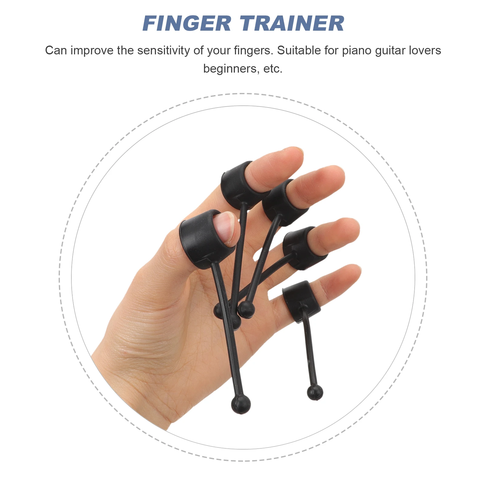 5pcs Finger Strengthener Piano Guitar Trainer Durable Portable Hand Exercise Device For Beginners Musicians Rock Climbers Tennis
5pcs Finger Strengthener Piano Guitar Trainer Durable Portable Hand Exercise Device For Beginners Musicians Rock Climbers Tennis