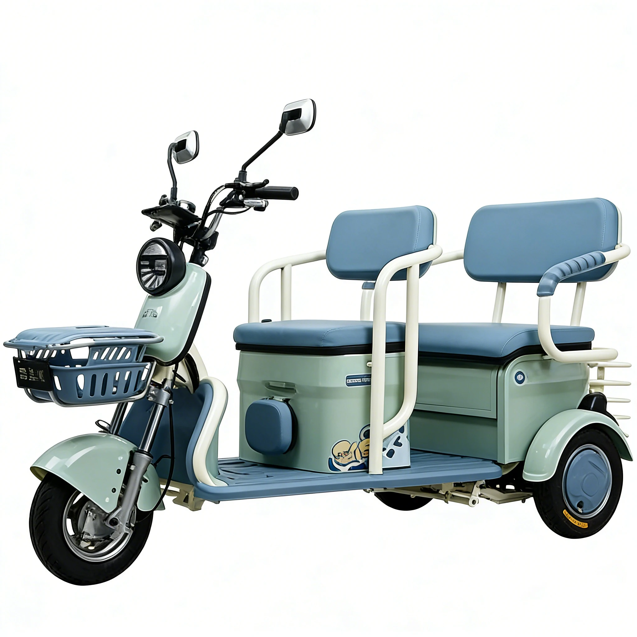 Heavy Duty Electric Tricycle with High Power Battery and Enhanced Suspension for Passenger Use Open Body
Heavy Duty Electric Tricycle with High Power Battery and Enhanced Suspension for Passenger Use Open Body