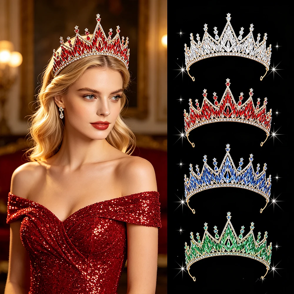 Fashion Baroque Marquise Bridal Tiara Sparkling Rhinestone Queen Crown Elegant Regal Headpiece Wedding Pageant Birthday
Fashion Baroque Marquise Bridal Tiara Sparkling Rhinestone Queen Crown Elegant Regal Headpiece Wedding Pageant Birthday