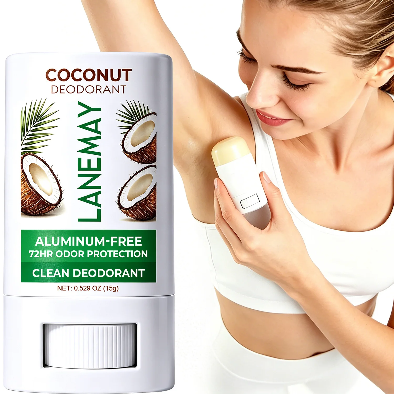 Coconut Oil Aluminum-Free Deodorant Stick.Enjoy 72-hour odor protection with this gentle, travel-sized deodorant stick.
Coconut Oil Aluminum-Free Deodorant Stick.Enjoy 72-hour odor protection with this gentle, travel-sized deodorant stick.