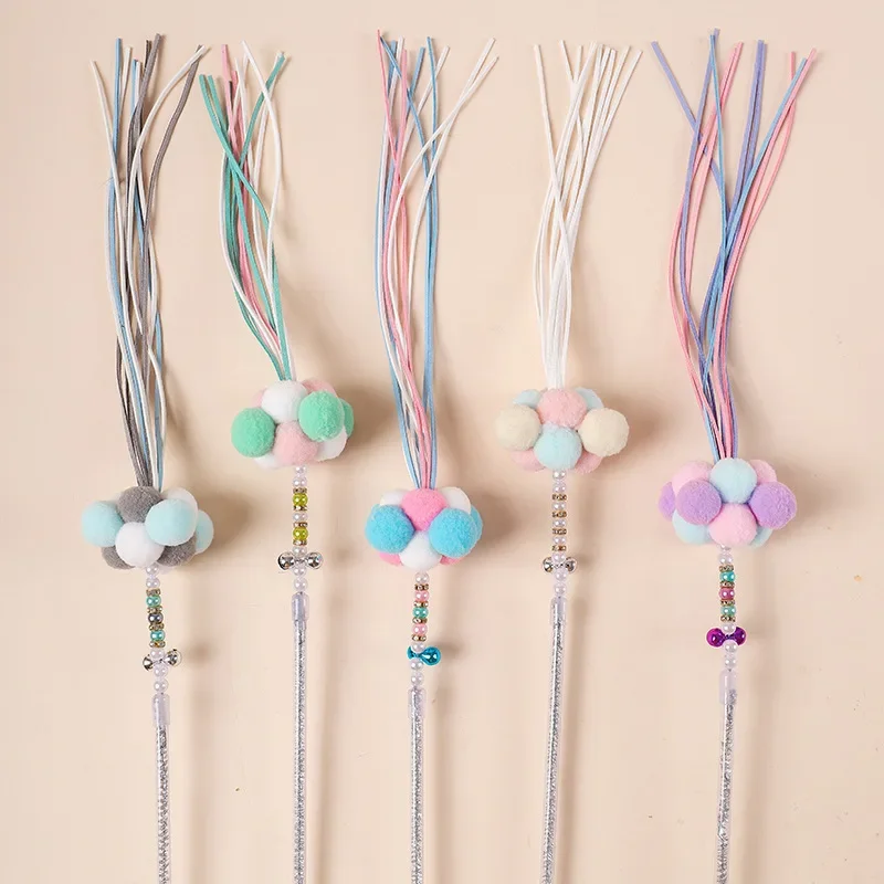 Cat Teaser Stick Fairy Style Bell Fur Ball Self Hi Interactive Tassel
Cat Teaser Stick Fairy Style Bell Fur Ball Self Hi Interactive Tassel