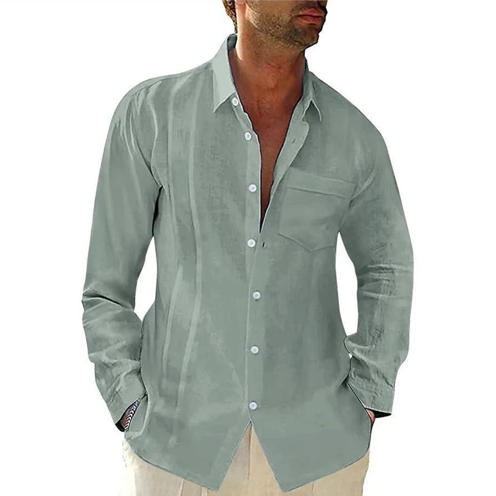 Men Casual Collared Dress Shirt Long Sleeve Loose Blouse Button Down Shirts Tops
Men Casual Collared Dress Shirt Long Sleeve Loose Blouse Button Down Shirts Tops