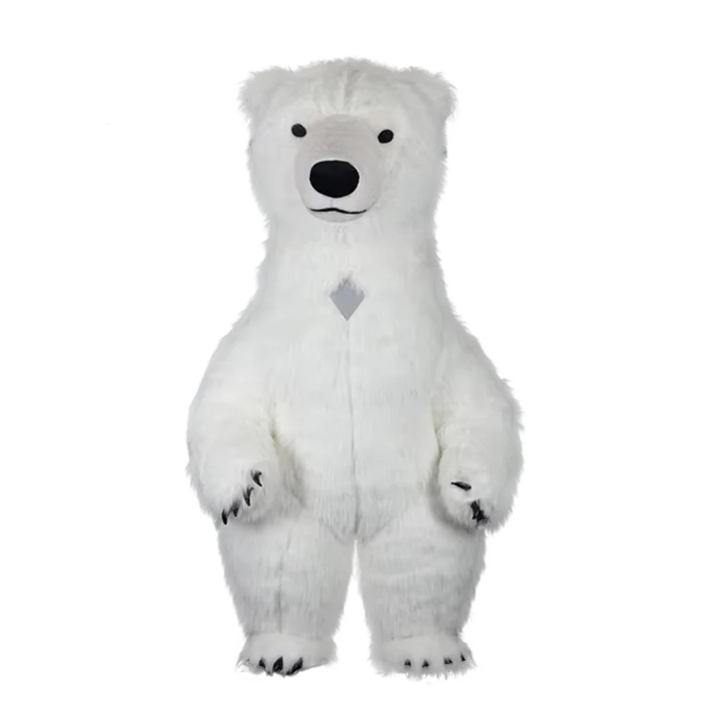 Inflatable Polar Bear Mascot Costume Adult Cosplay Wedding Halloween Auspicious Animal Plush Costume
Inflatable Polar Bear Mascot Costume Adult Cosplay Wedding Halloween Auspicious Animal Plush Costume