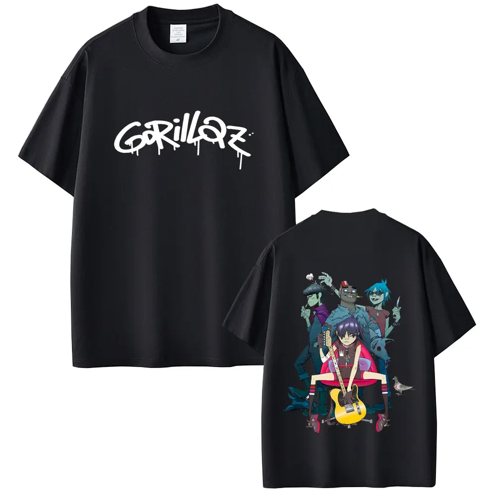 Alternative Rock Band Gorillaz Graphic T-shirt Men Women Hip Hop Gothic Oversized Streetwear Male Fashion Vintage T Shirts Tops
Alternative Rock Band Gorillaz Graphic T-shirt Men Women Hip Hop Gothic Oversized Streetwear Male Fashion Vintage T Shirts Tops